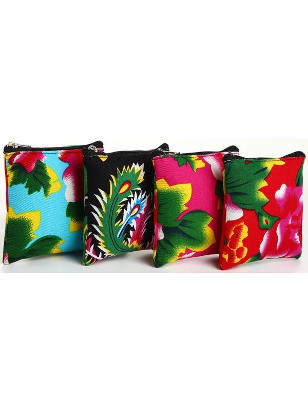 Кошелёк на молнии, цвет МИКС