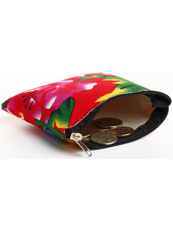 Кошелёк на молнии, цвет МИКС