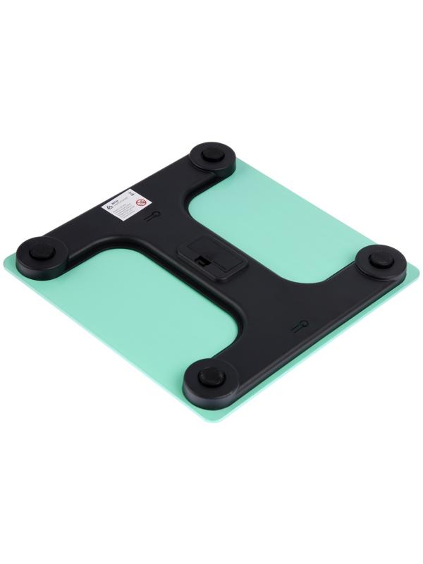 Весы напольные Luazon LVE-006, электронные, до 180 кг, 2хAAА (не в комплекте), зелёные