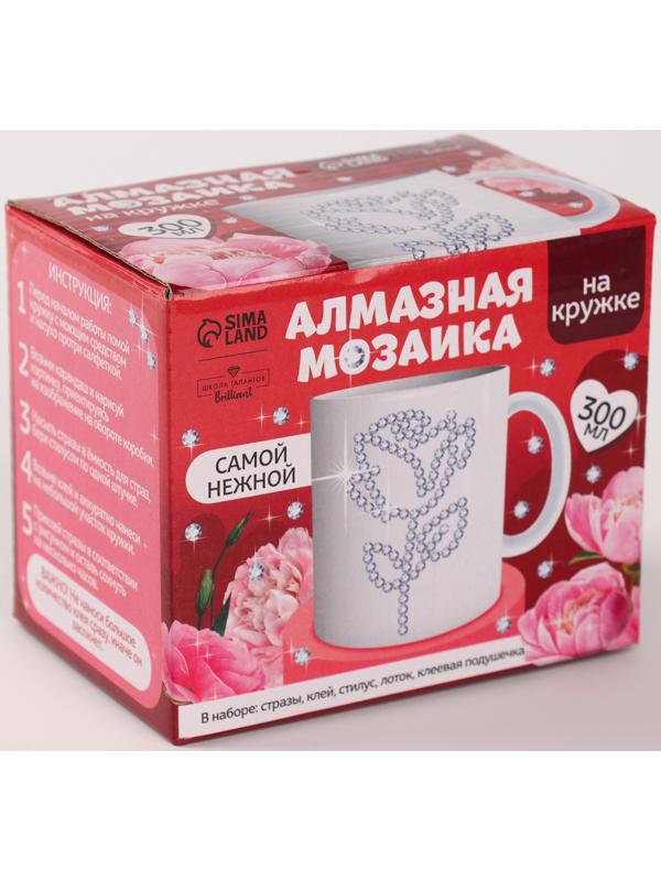 Алмазная мозаика на кружке «Самой нежной»