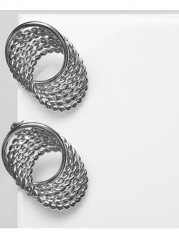 Серьги металл 