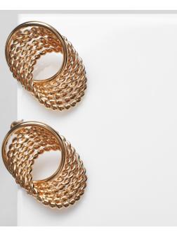 Серьги металл 