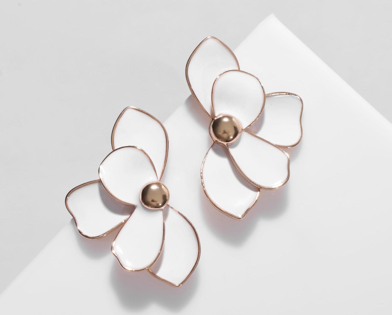 Серьги эмаль 