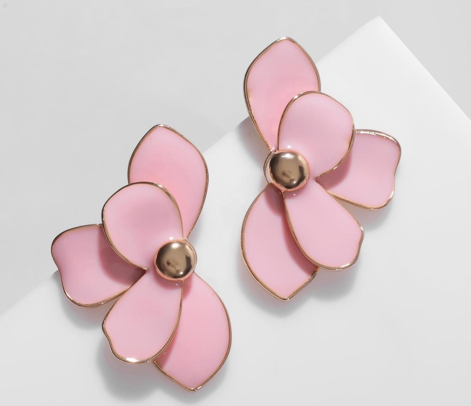 Серьги эмаль 