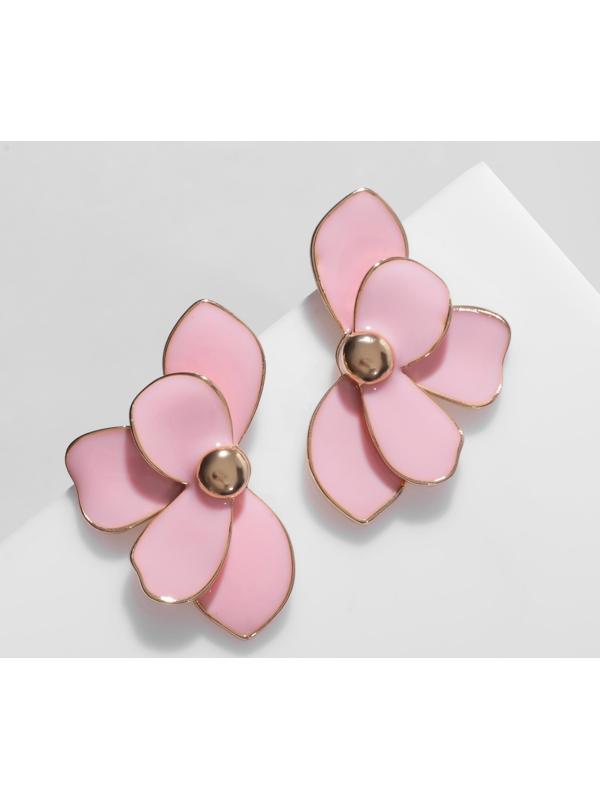 Серьги эмаль 