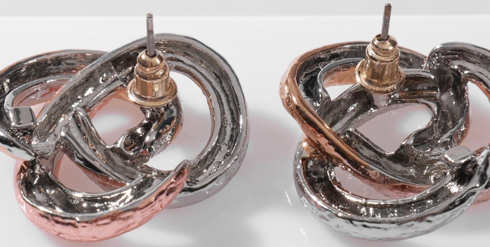 Серьги металл 