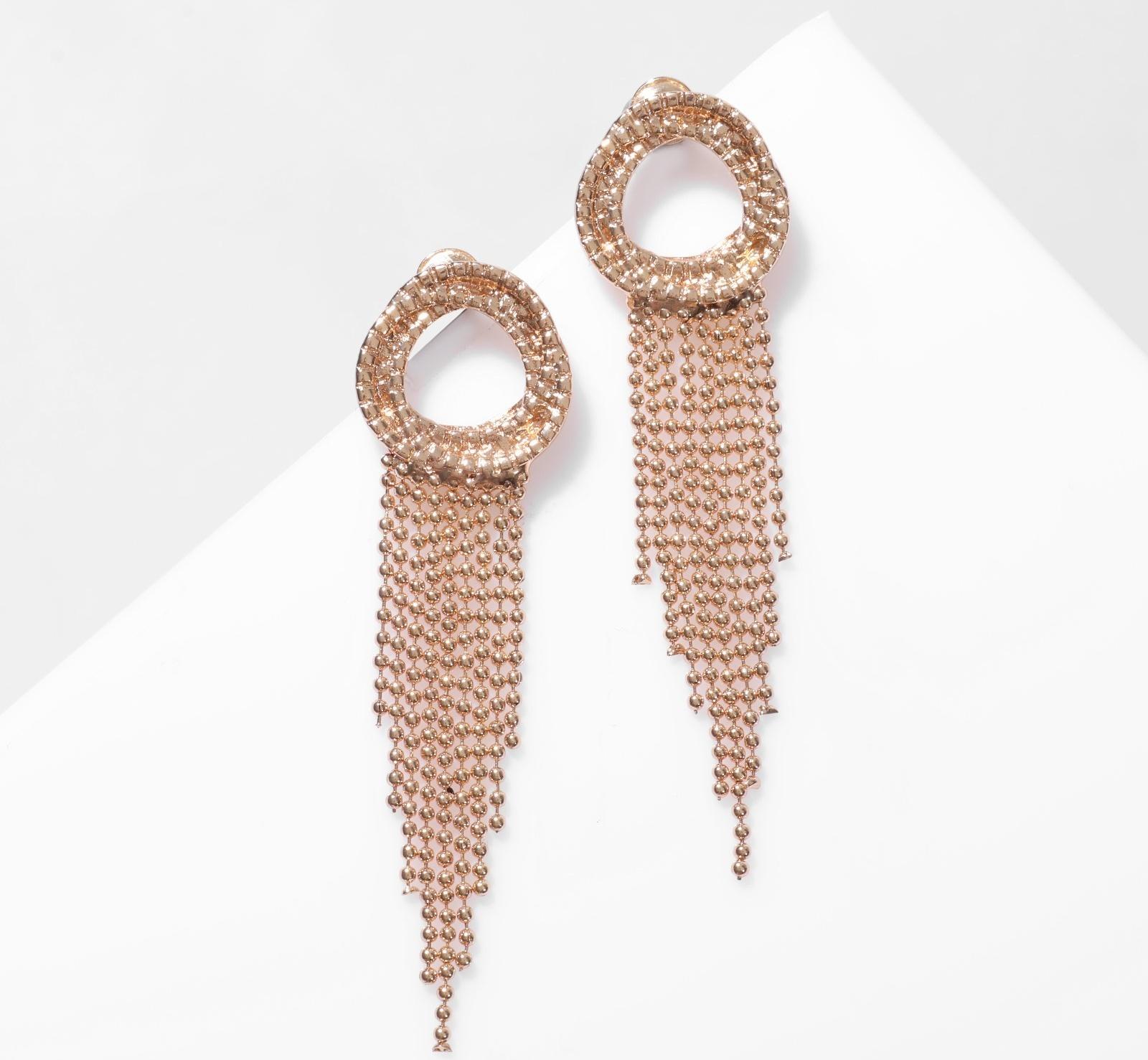 Серьги висячие 