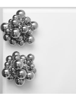 Серьги металл 