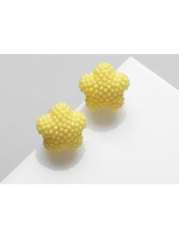 Серьги пластик 