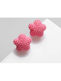 Серьги пластик 