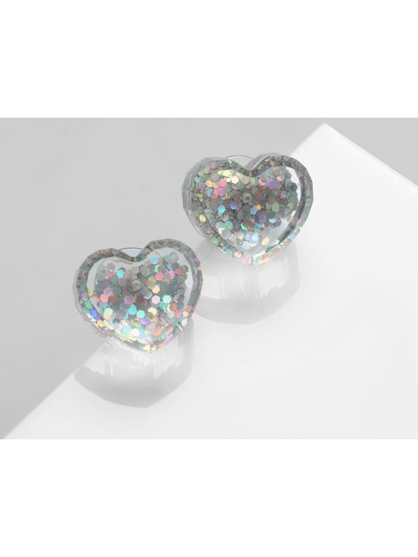 Серьги пластик 