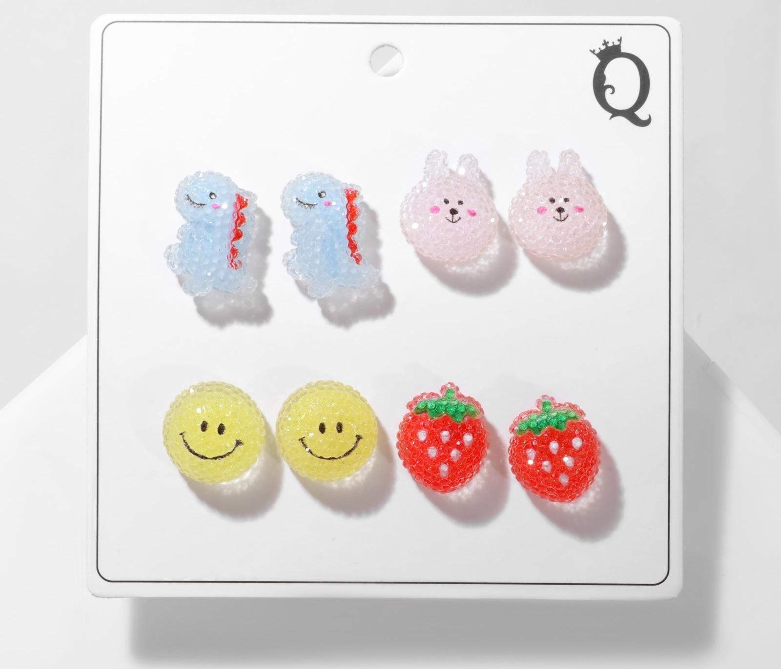 Пусеты 4 пары 