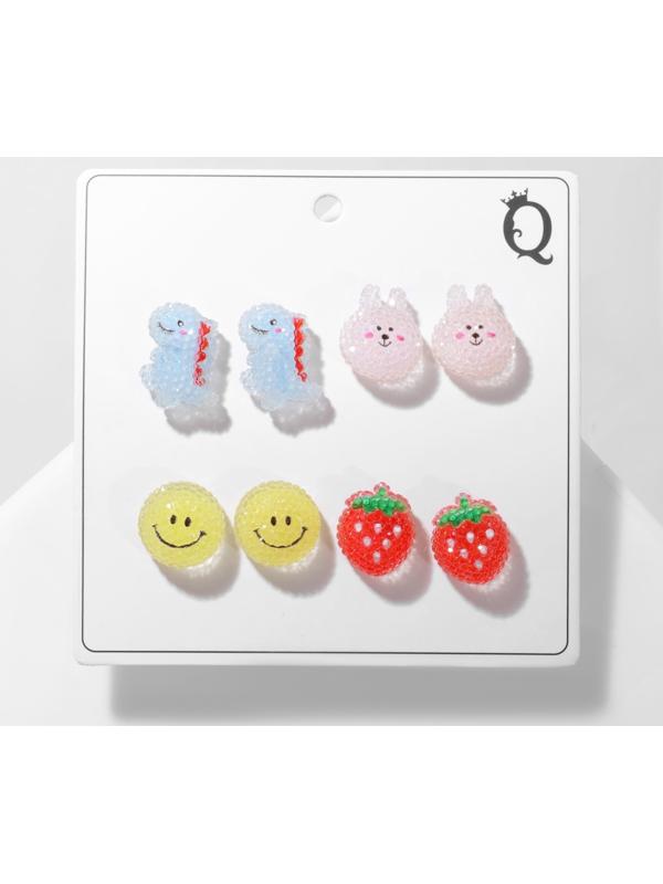 Пусеты 4 пары 