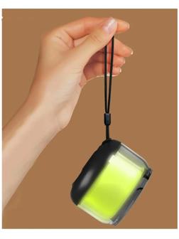 Портативная колонка l59, 5 Вт, 500 мАч, BT5.0, подсветка, чёрная