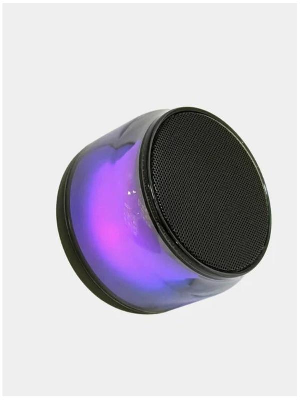 Портативная колонка l59, 5 Вт, 500 мАч, BT5.0, подсветка, чёрная