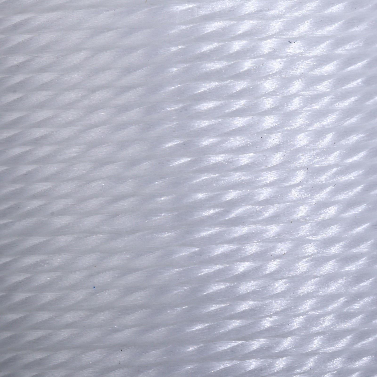 Нить для плетения, кручёная, d = 1 мм, 50 м, цвет белый