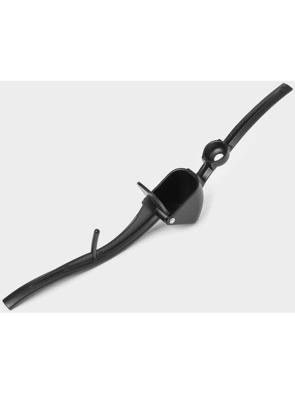 Пресс для чеснока Magistro Alum black, с выталкивателем косточек, цвет чёрный