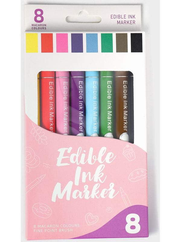 Набор маркеров для украшения десертов KONFINETTA, 8 шт, 16,5 см