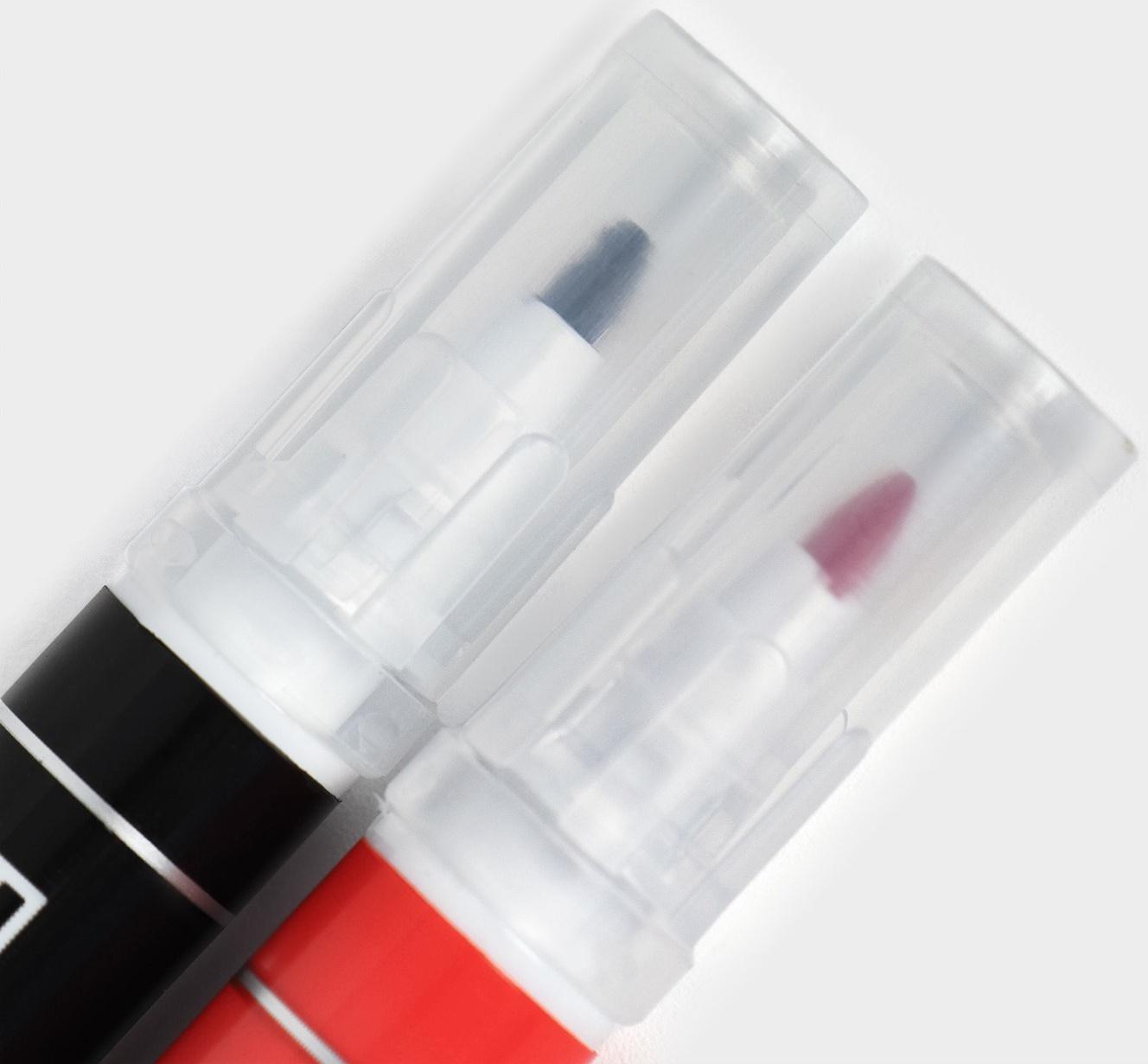 Набор маркеров для украшения десертов KONFINETTA, 2 шт, 16,5 см, чёрный и красный