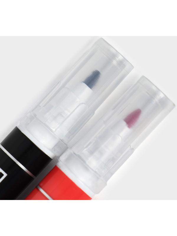 Набор маркеров для украшения десертов KONFINETTA, 2 шт, 16,5 см, чёрный и красный