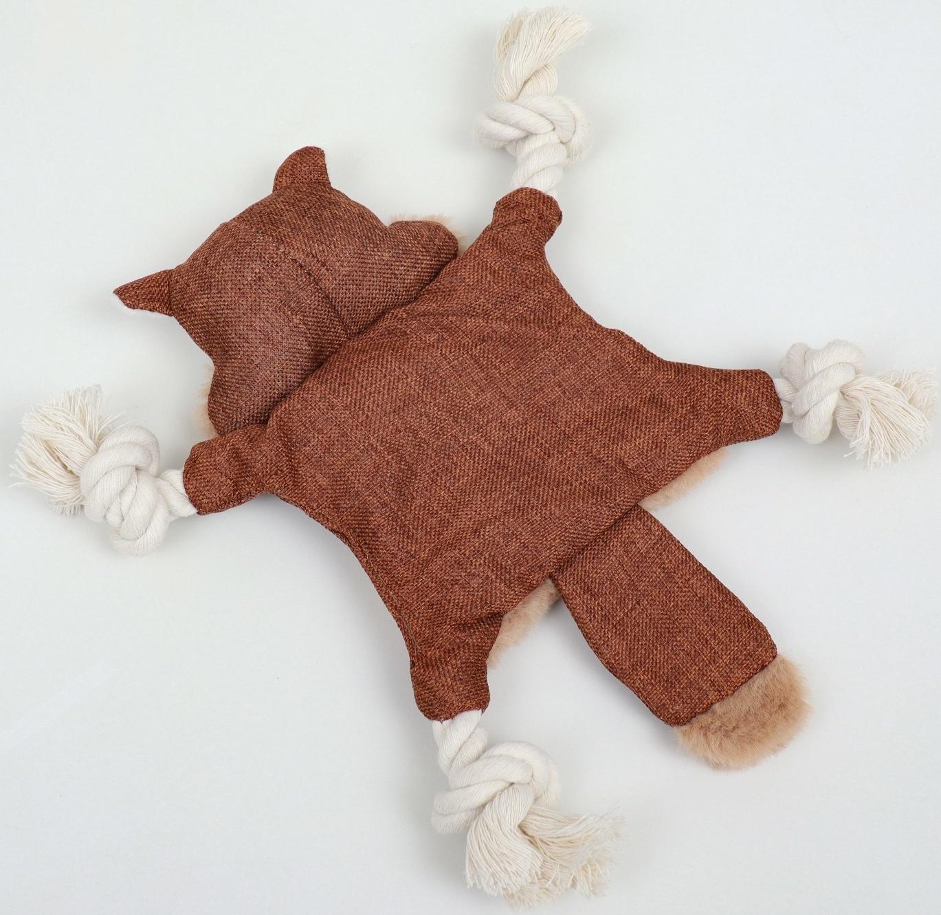 Игрушка текстильная с канатом 