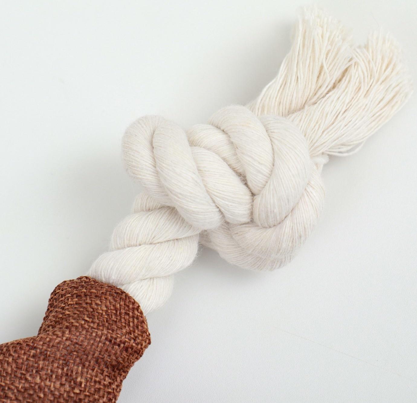 Игрушка текстильная с канатом 