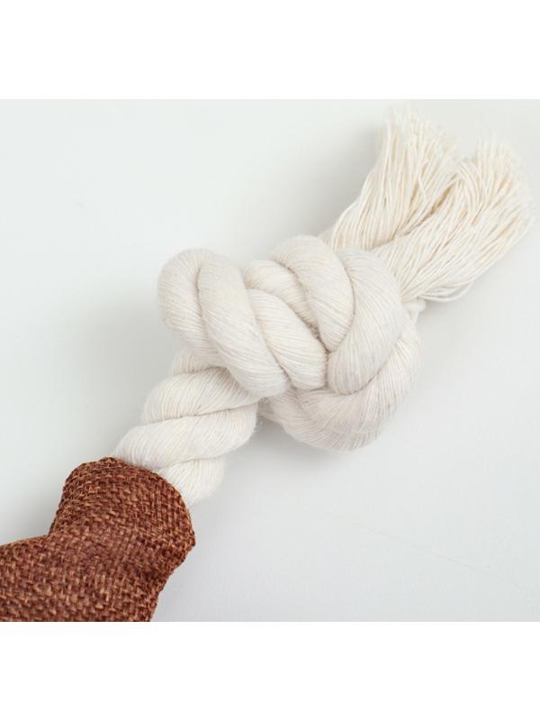 Игрушка текстильная с канатом 