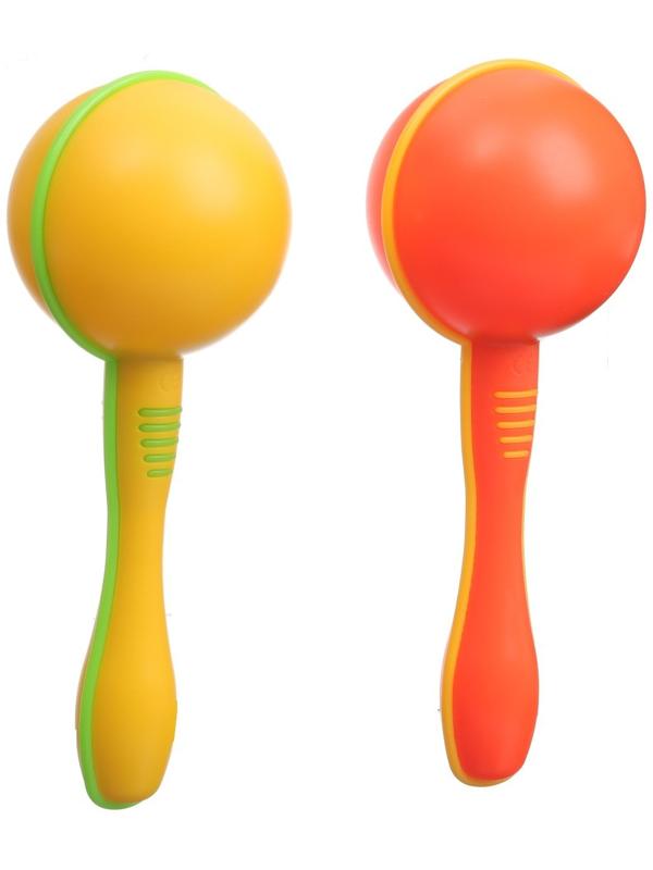 Набор погремушек «Маракасы», 2 шт, цвет МИКС, Крошка Я