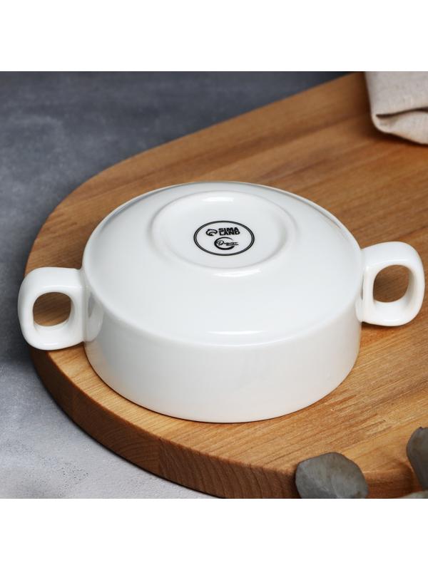 Супница с ручками «Приятного аппетита», 10.5 х 5 см