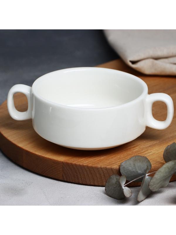 Супница с ручками «Приятного аппетита», 10.5 х 5 см