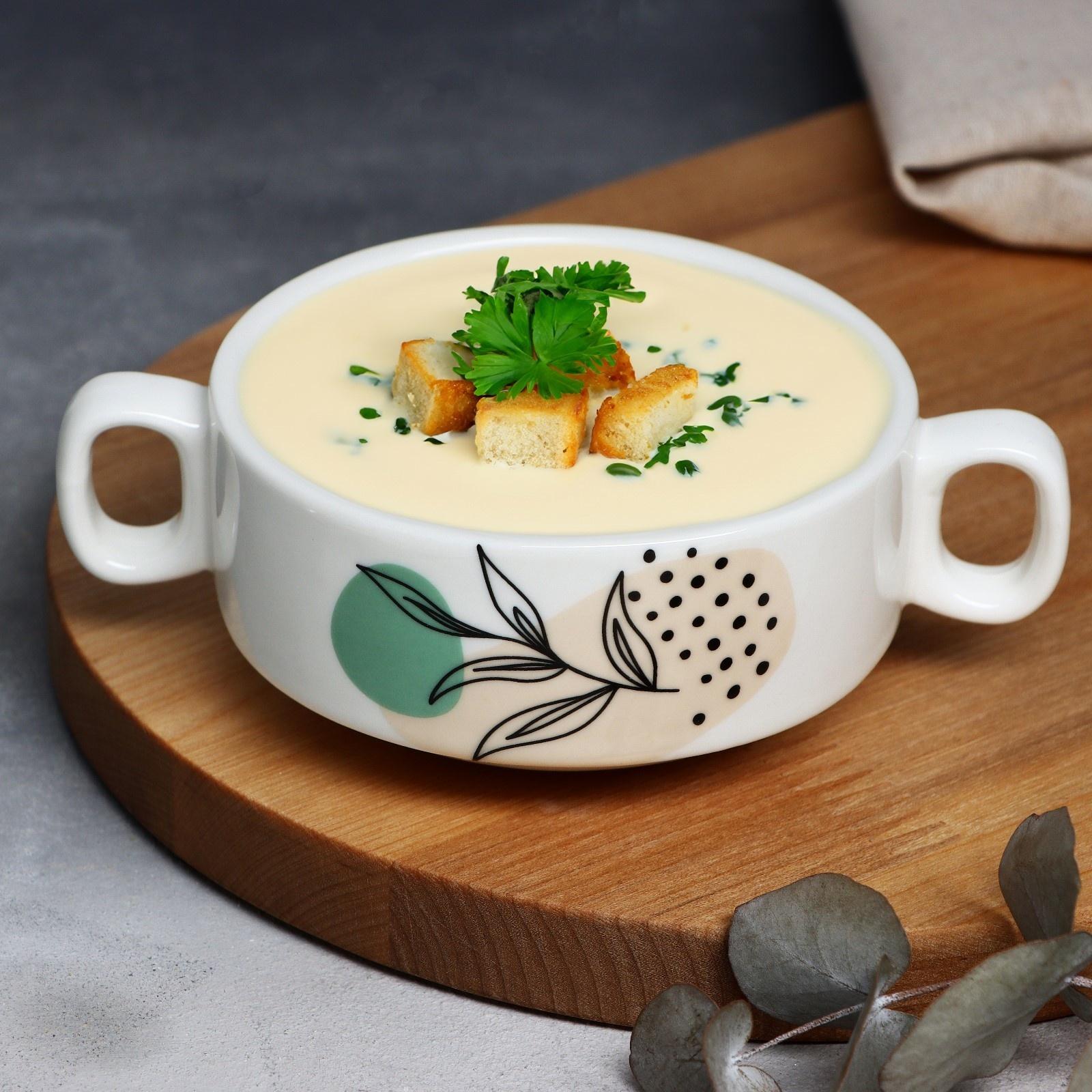 Супница с ручками «Веточка», 10.5 х 5 см