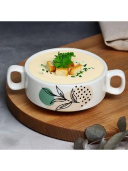 Супница с ручками «Веточка», 10.5 х 5 см