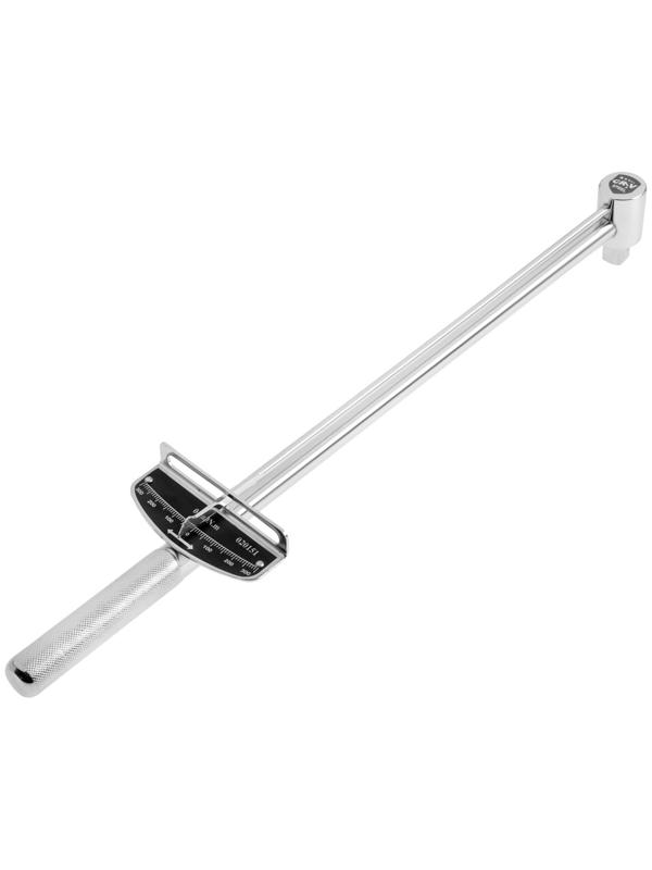 Динамометрический ключ стрелочный ТУНДРА, под квадрат 1/2