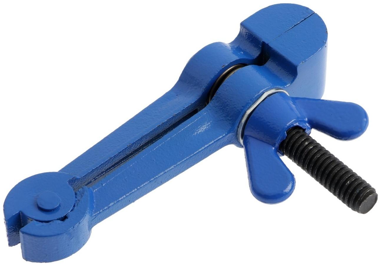 Тиски-струбцина ТУНДРА, ручные, чугун, раскрытие до 25 мм, ширина губок 25 мм