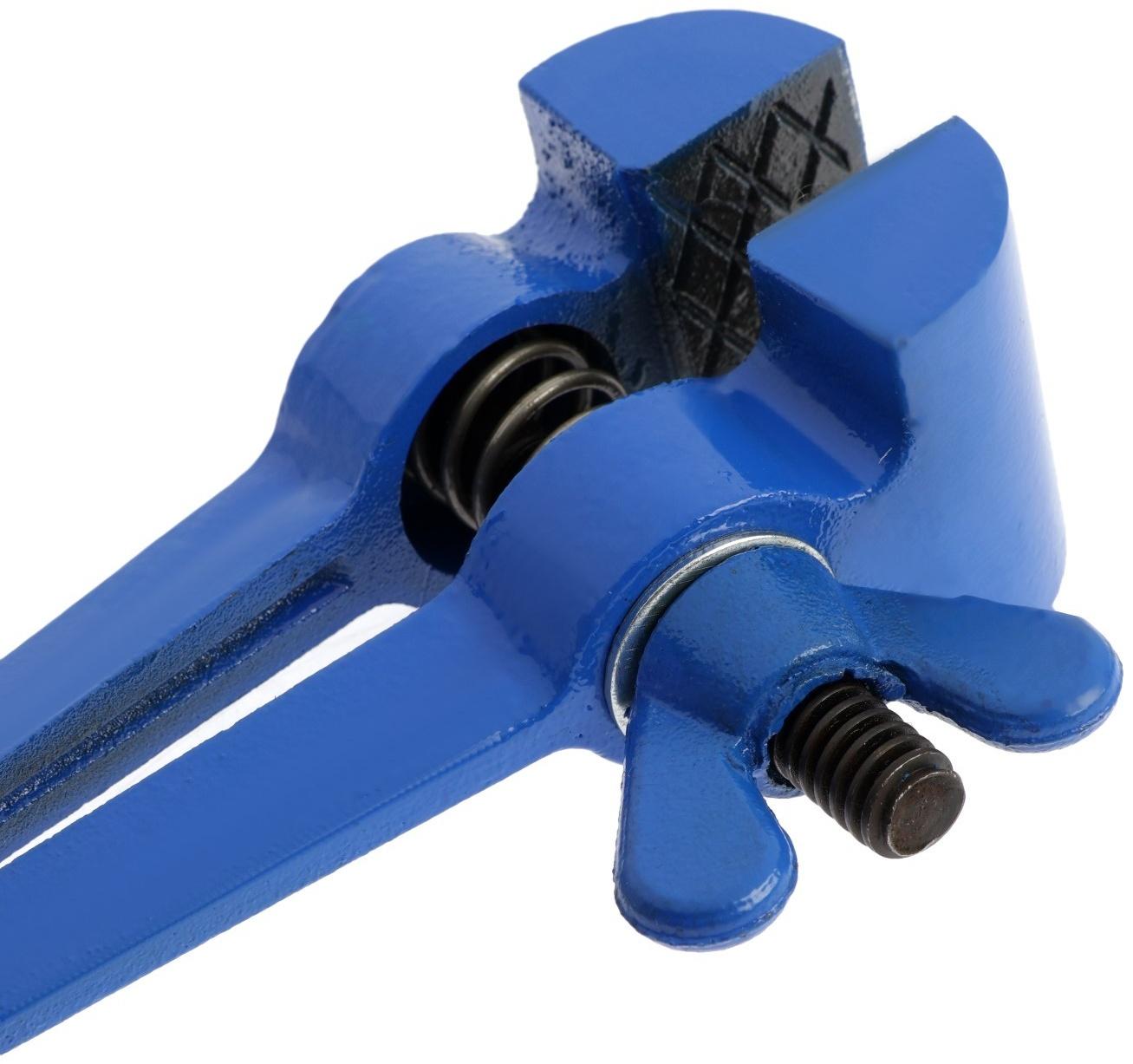 Тиски-струбцина ТУНДРА, ручные, чугун, раскрытие до 30 мм, ширина губок 40 мм