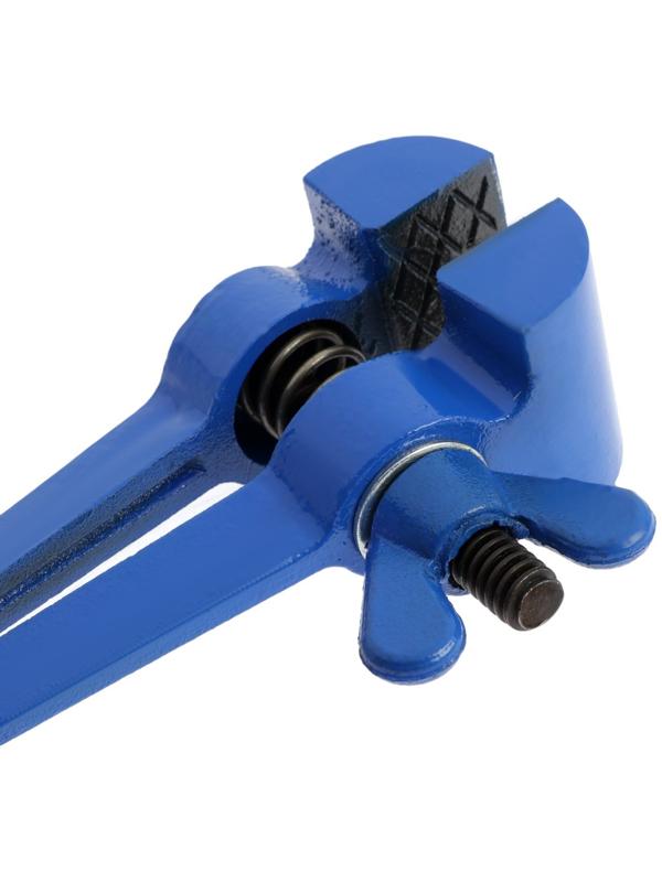 Тиски-струбцина ТУНДРА, ручные, чугун, раскрытие до 30 мм, ширина губок 40 мм