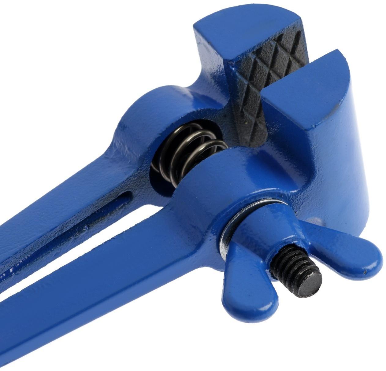 Тиски-струбцина ТУНДРА, ручные, чугун, раскрытие до 30 мм, ширина губок 50 мм