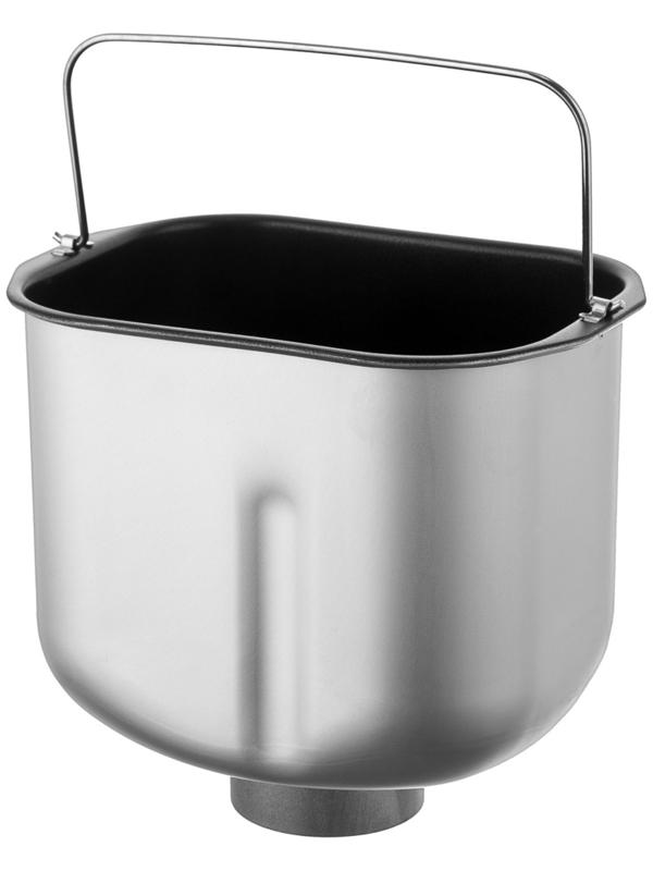 Хлебопечь BRAYER 2702BR, 600 Вт, 25 программ, до 0.9 кг, выбор цвета корочки, серебристая