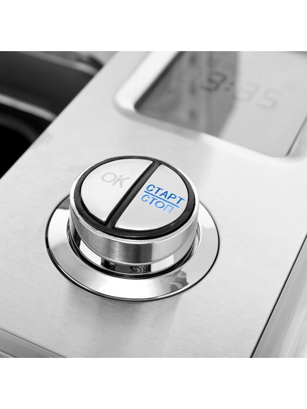 Хлебопечь BRAYER 2702BR, 600 Вт, 25 программ, до 0.9 кг, выбор цвета корочки, серебристая