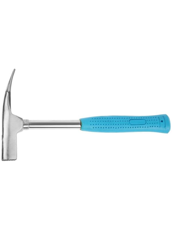 Молоток кровельщика ЛОМ, с металлической обрезиненной рукояткой, 600 г