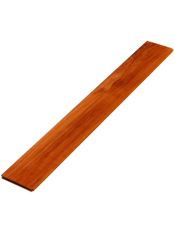 Напольное покрытие из тикового дерева марки C Jumbo 1,6х12.5х100 см (набор 8 шт)