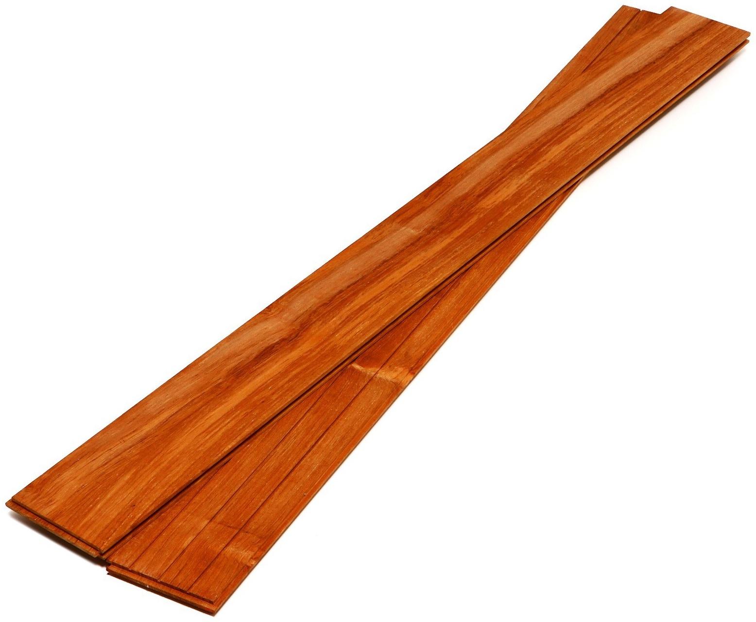 Напольное покрытие из тикового дерева марки C Jumbo 1,6х12.5х120 см (набор 2 шт)