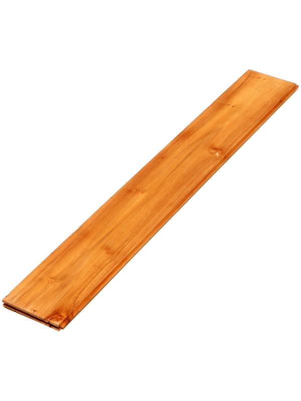 Напольное покрытие из тикового дерева марки C Jumbo 1,6х12.5х90 см (набор 9 шт)