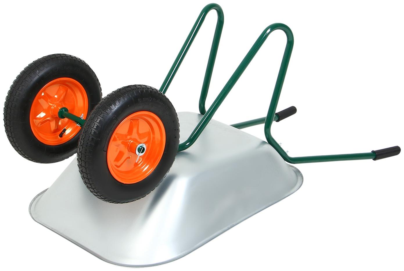 Тачка садовая  65л/180кг 2 пневмоколеса 3.00/3.25-8 оц кузов 0,6 мм