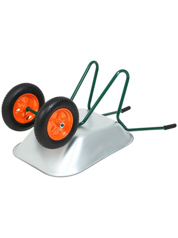 Тачка садовая  65л/180кг 2 пневмоколеса 3.00/3.25-8 оц кузов 0,6 мм