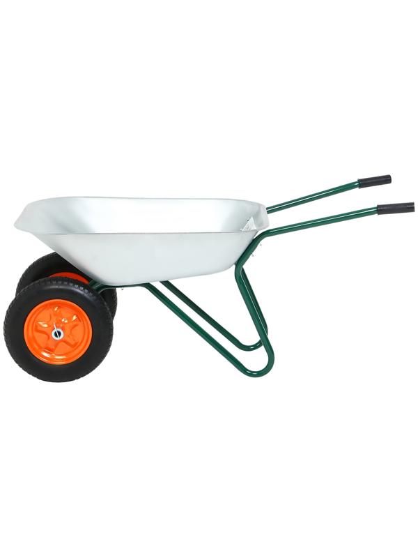 Тачка садовая  65л/180кг 2 пневмоколеса 3.00/3.25-8 оц кузов 0,6 мм