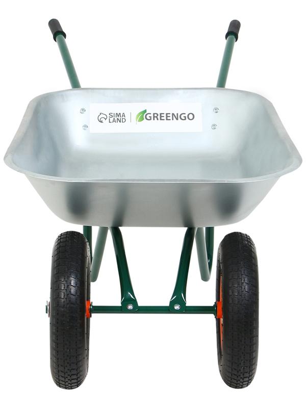 Тачка садовая  65л/180кг 2 пневмоколеса 3.00/3.25-8 оц кузов 0,6 мм