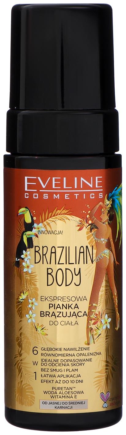 Пенка для тела 6 в 1 Eveline экспресс-автозагар, 150 мл