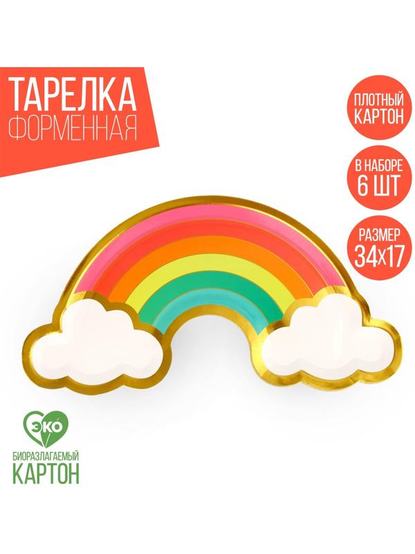 Тарелка одноразовая 