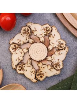 Подставка под горячее «Нерпа», 12см, можжевельник